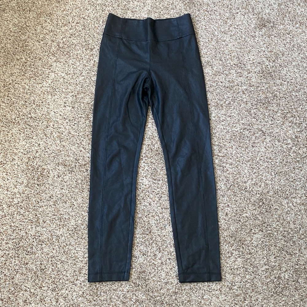 BCBG Leather Leggings